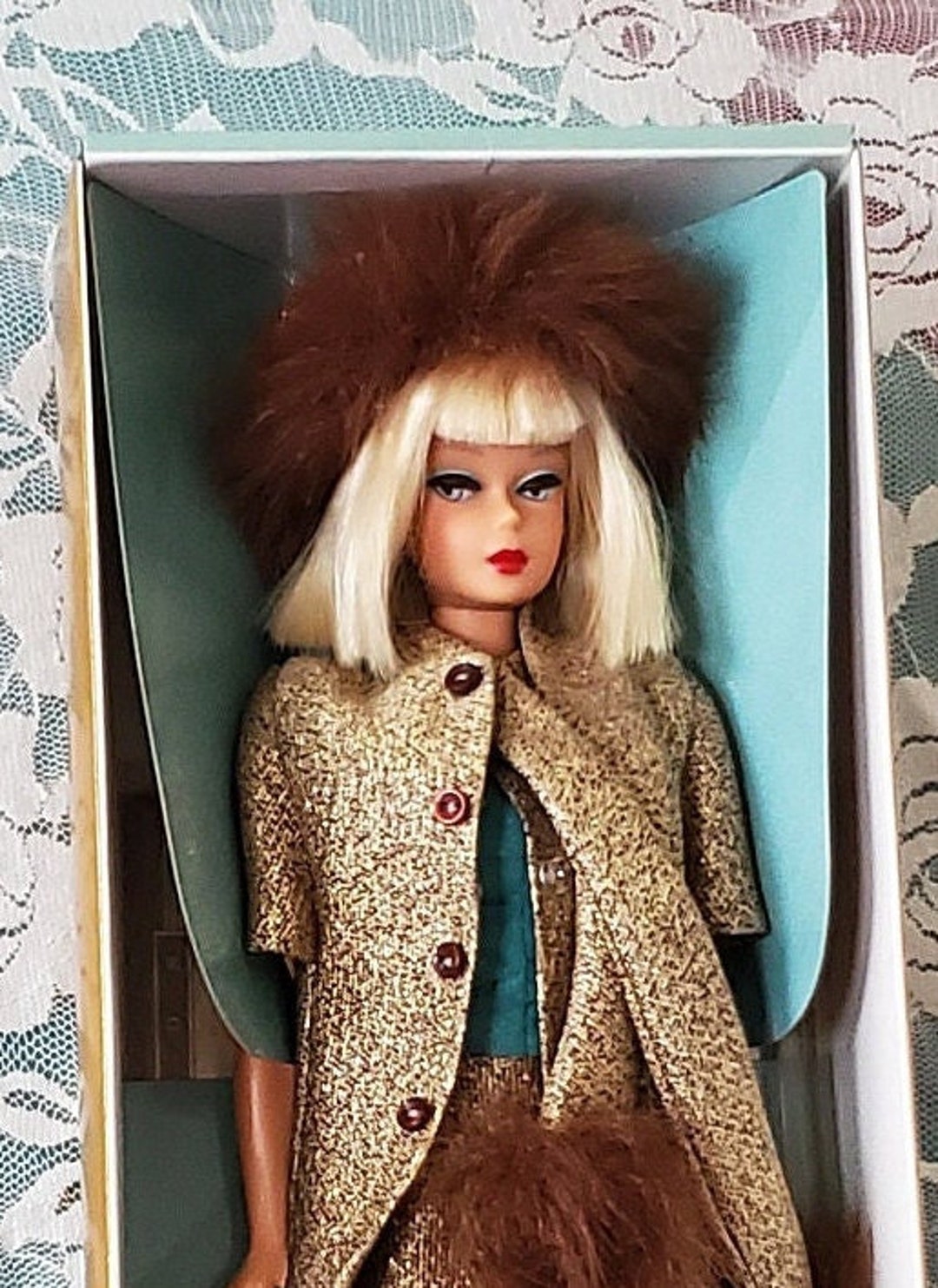 Vintage Gold N Glamour Barbie Doll Reproduction New in Box Etsy