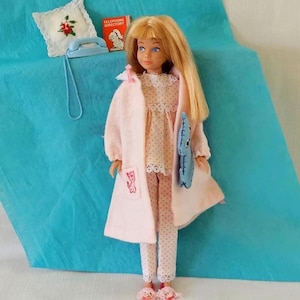バービー　スキッパー　衣装　赤ちゃん　ヴィンテージ Vintage Barbie Skipper Dreamtime Pajamas # 1909, 1964 Skipper Pink