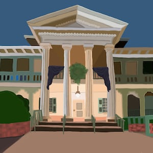 Haunted Mansion Disneyland Art Print