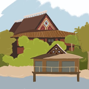 Disney&#39;s Polynesian Resort Art Print