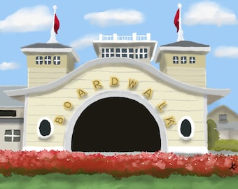 Disney's Boardwalk Resort Art Print
