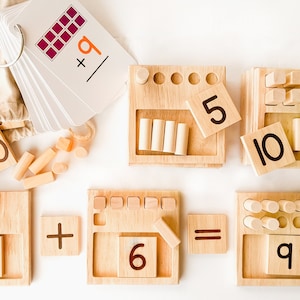 Ten Frame Counting Number Peg Board, a Math Manipulative & Math Counter Set for Kindergarteners. Our Counting Pegs come with 10 ten-frame number panels, odd & even designated pegs, 1-20 number tile counters, and ten frame equation flashcards.