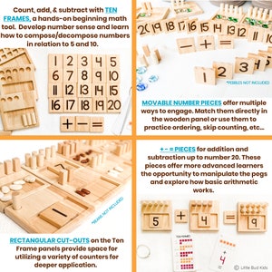 Math counters and math manipulatives makes learning number ordering, skip counting, and basic arithmetic easy for learners. Our Counting Pegs Math Set is perfect for both toddlers learning counting and kindergarteners learning addition.
