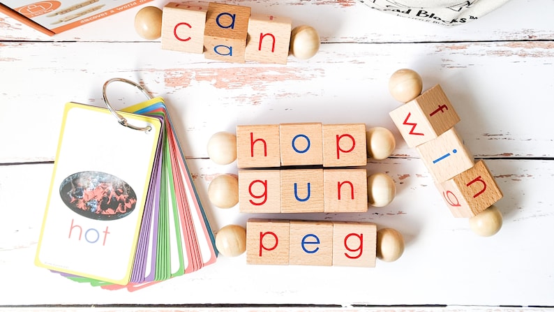 Little Bud Kids CVC Phonics Toy Game