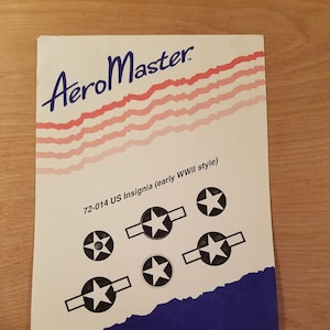 AeroMaster 72-014 | US Insignia (early WWII style) Decals