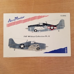 AeroMaster 72-094C | F4F Wildcat Collection Pt. II Decals