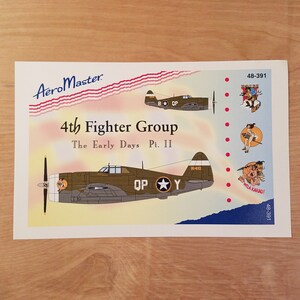 AeroMaster 48-391 | 4th Fighter Group - The Early Days Pt. II Decals
