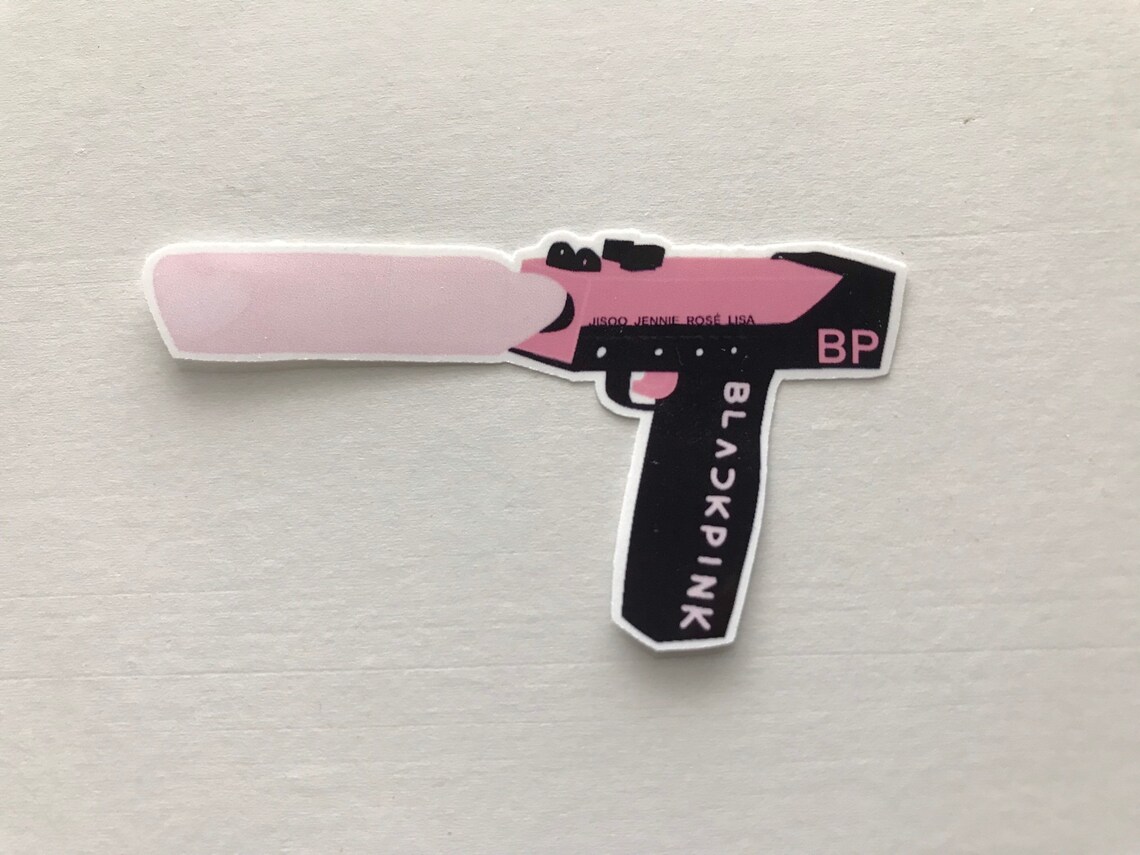 Blackpink Gun lightstick sticker Etsy