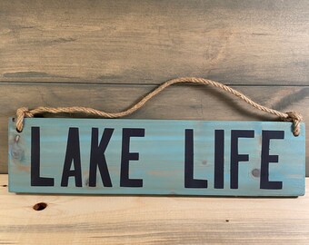 Little Lake Life Sign | Lake House | Lake House Decor