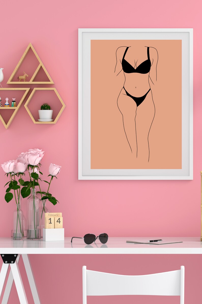 Female Body Art Nude Wall Art Feminist Art Body Positive Etsy UK