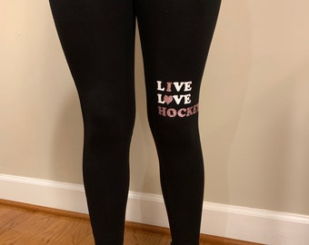 Womens Print Fitness Stretch Leggings I Raised My Favorite Player Hockey Womens Print Fitness Stretch Leggings I Raised My Favorite Player Hockey