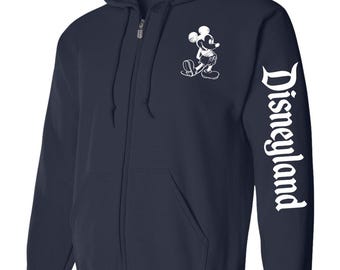 Mickey and Minnie Full Zip Up Hoodie, Disney Sweatshirt, Disney Kids Zip Up Hoodie, Kids Hoodies, Walt Disney Hoodie, Family Hoodies