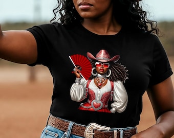 Where Them Fans At, Boots On The Ground Shirt-T-shirt, Tik Tok Dance, Black Cow Girl-shirt, Leuk Cowgirl-shirt,