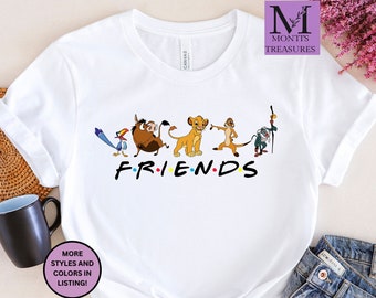 König der Löwen und Freunde Shirt, Disney Shirt, Urlaub Shirt, Disneyland Shirt, Familien Urlaub Shirt, Unisex Shirts Disneyland Shirt