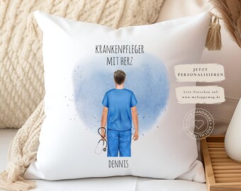 Krankenpfleger Arzt Chirurg Kissen, Arzt Kissen, Chirurg Kissen, Krankenpfleger Geschenk, Altenpfleger Geschenk, Medizin Bild