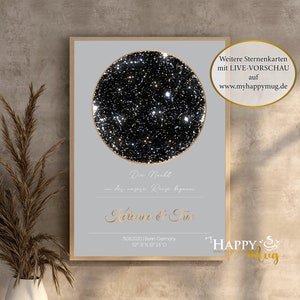 STAR MAP Personalized Poster, STARMAP personalised, download file, night sky print, night sky map print, star map poster