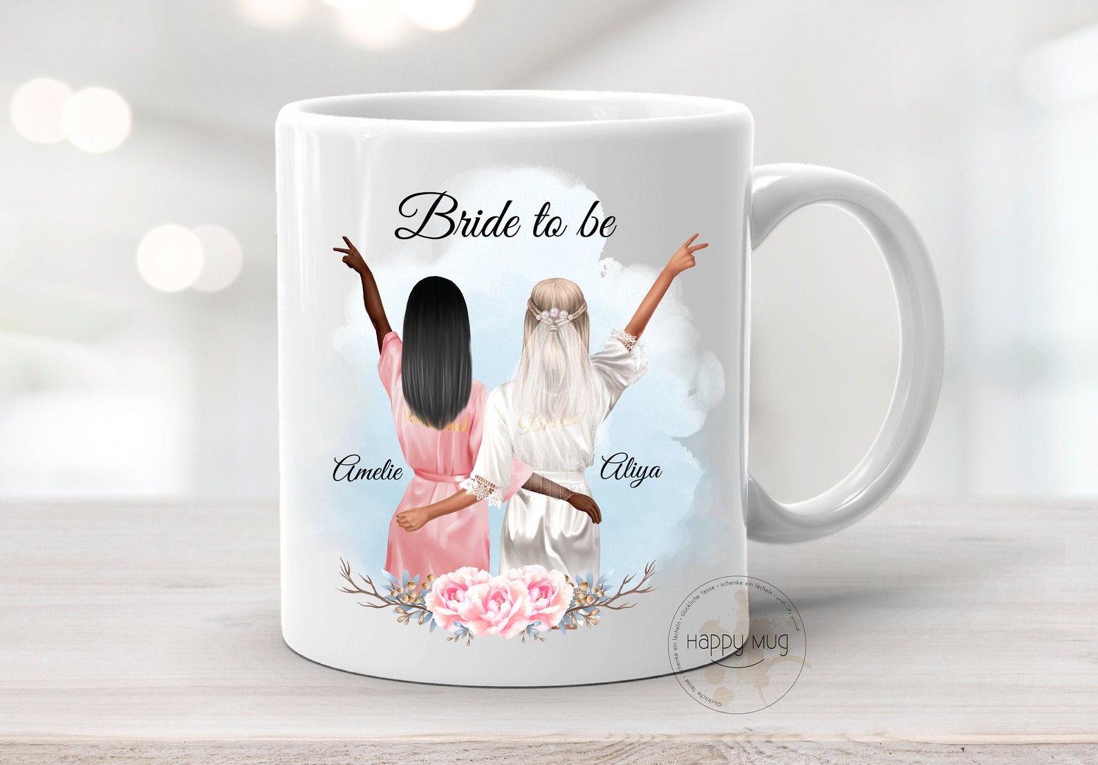 Braut Tasse JGA Tasse Trauzeugin Tasse Schwester Tasse Etsy