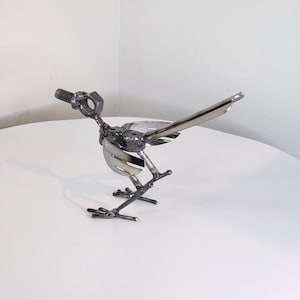 Welded metal bird