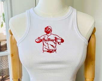 Player Tank *embroidered* *new, longer fit* PLEASE READ DESCRIPTION for sizing before purchase!!!!