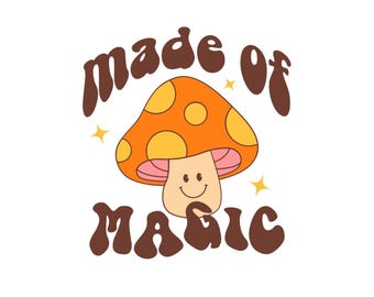 Made of Magic Mushroom Embroidery PES File