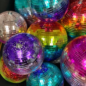 Colorful Disco Balls Assorted Sizes and Colors Stunning, Glam, Home or Office Décor, Party Décor, Events image 3