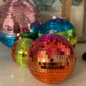 Colorful Disco Balls Assorted Sizes and Colors Stunning, Glam, Home or Office Décor, Party Décor, Events image 6