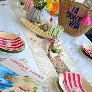 La Dolce Vita Tablescape- Party Box - Italian Coastal Dreamy- Dinner Party- Birthday- Summer