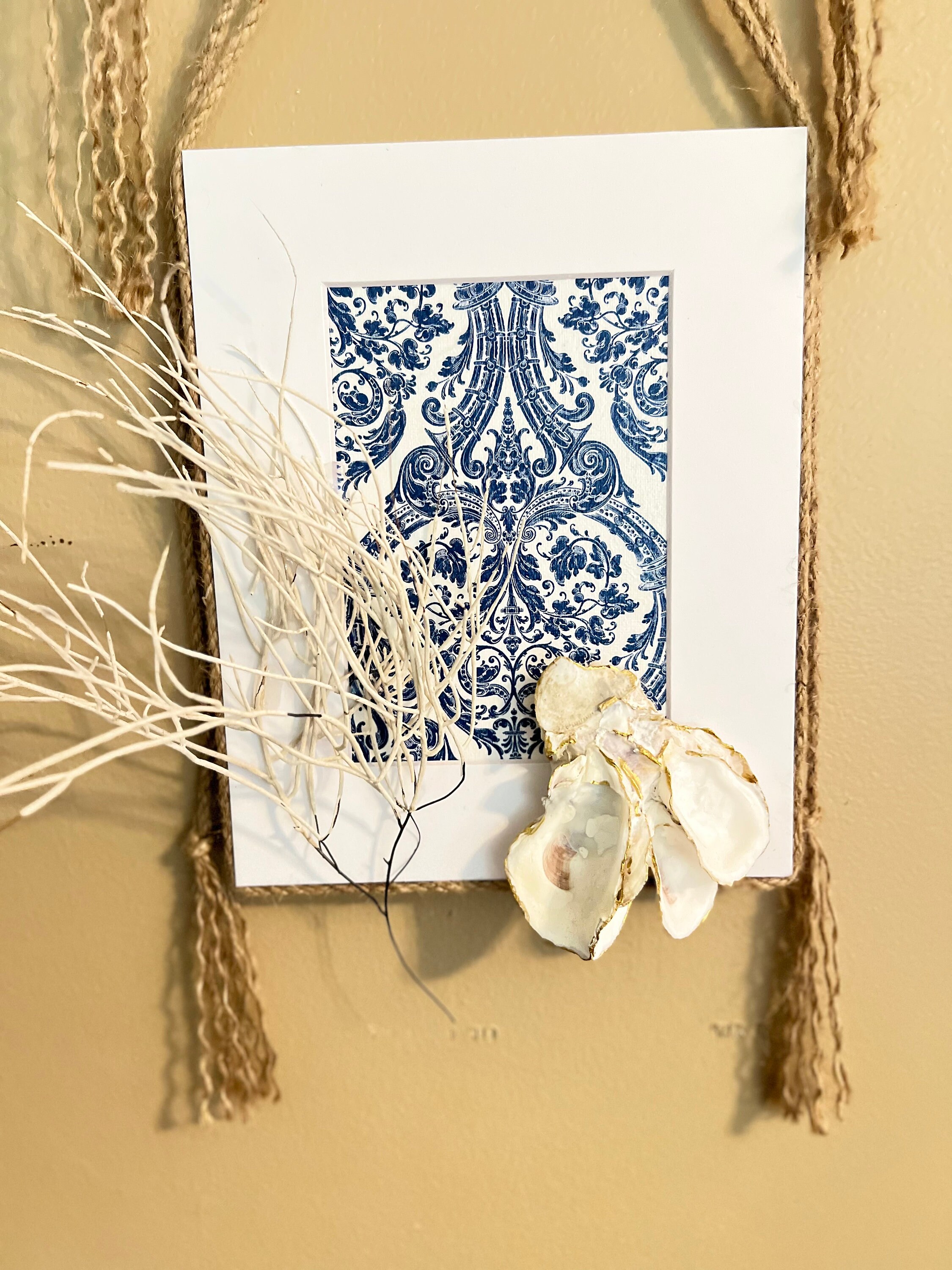 Blue Willow and Blue Bottles Wall Art - Etsy