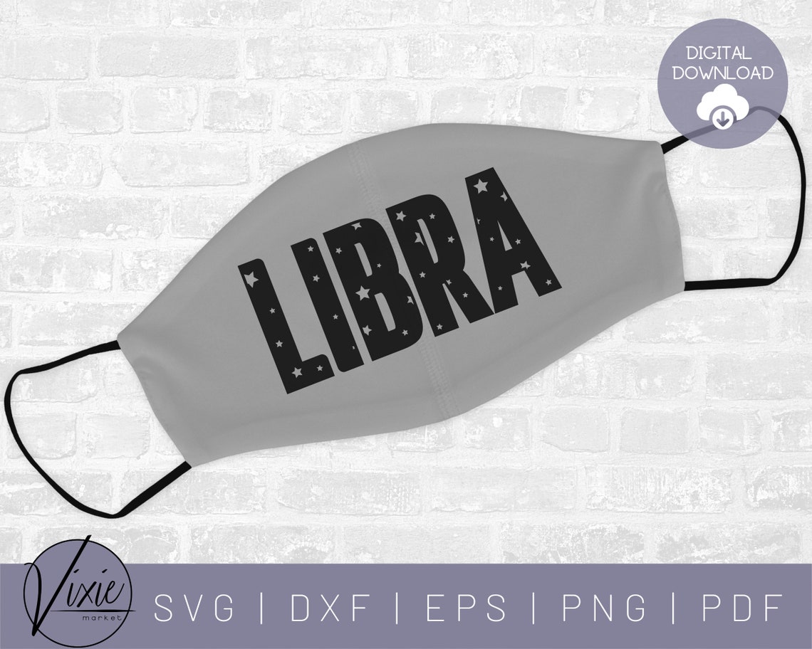 Download Libra SVG Star SVG September Birthday Svg October | Etsy