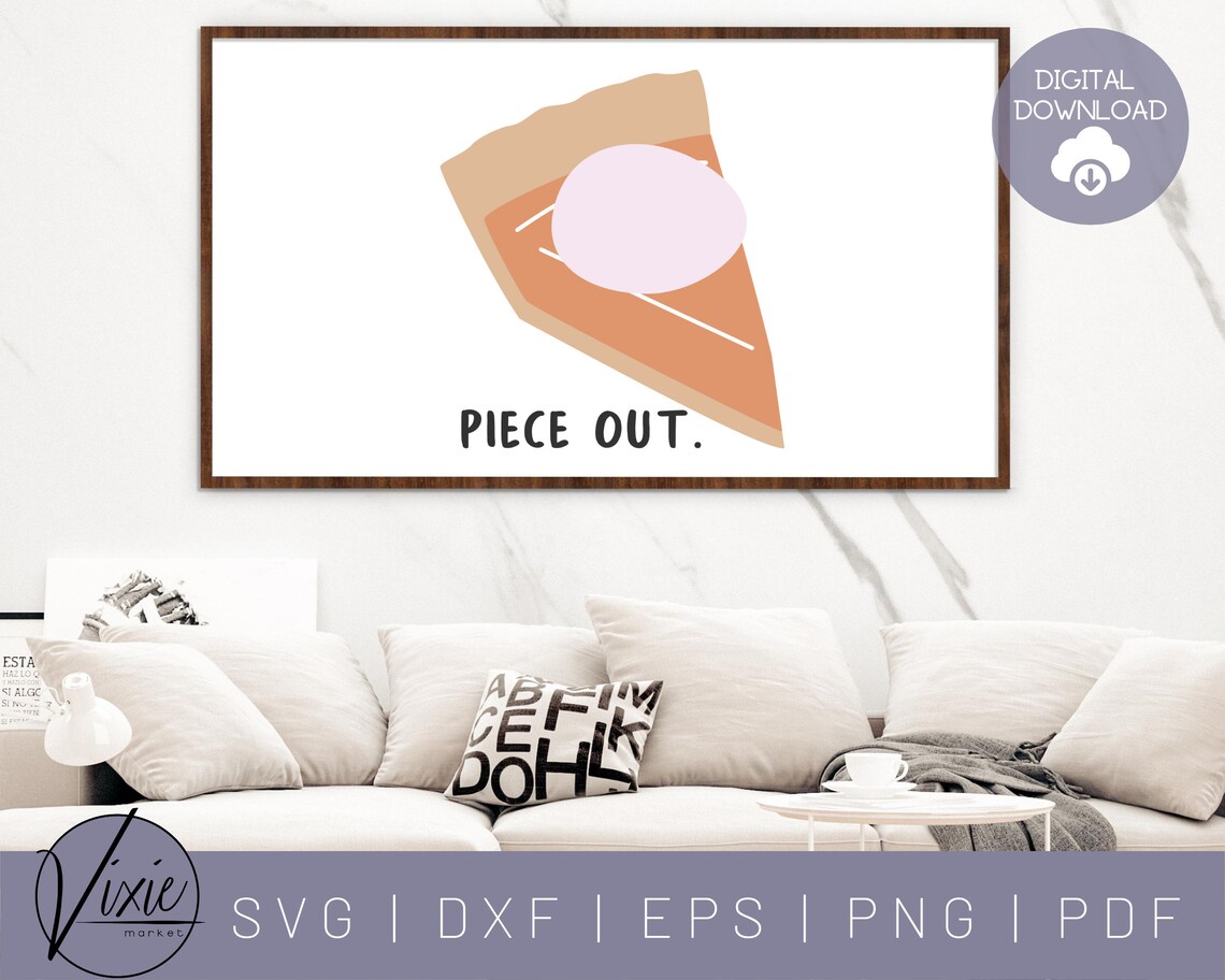 Download Peace Out SVG Pumpkin Pie SVG Puns SVG Food Pun Svg | Etsy
