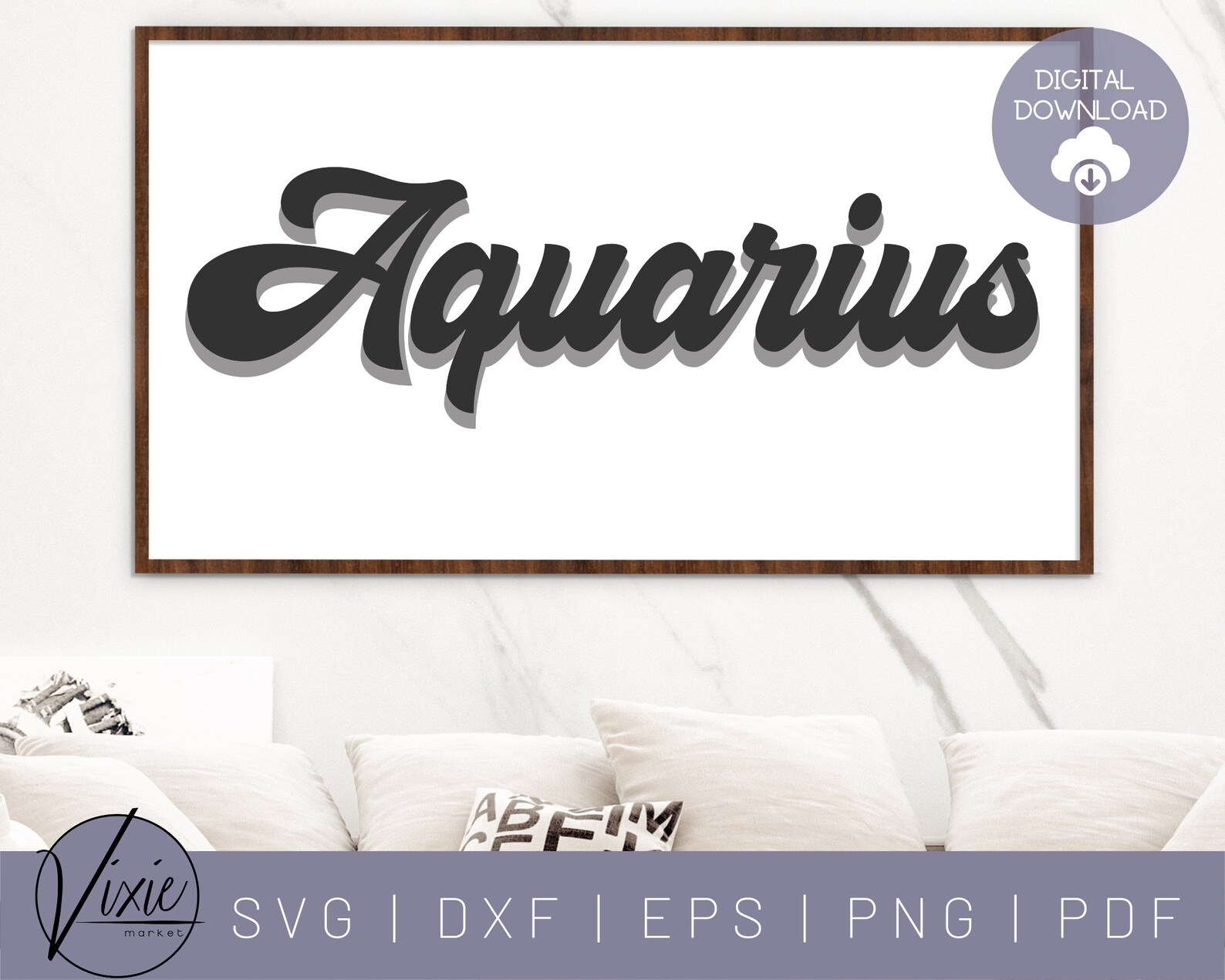 Download Aquarius SVG January Birthday Svg February Birthday Svg | Etsy