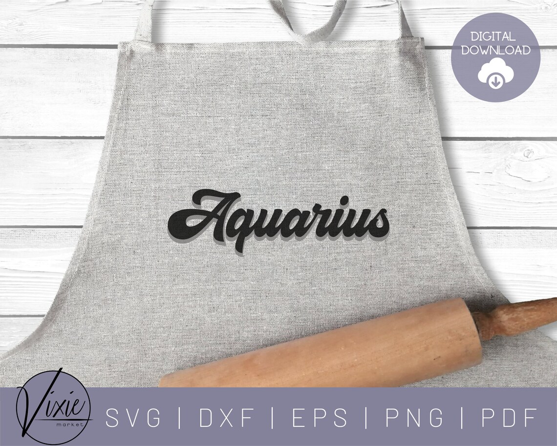 Download Aquarius SVG January Birthday Svg February Birthday Svg | Etsy
