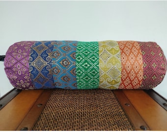 Yoga Bolster Cover | Cylindrical Bolster Cover |Supportive Bolster | Yin Yoga Bolster Pillow Case | Long Decorative Cushion Cover