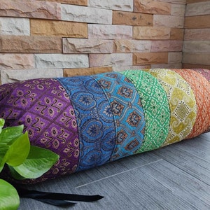 Yoga Bolster Cover | Cylindrical Bolster Cover |Supportive Bolster | Yin Yoga Bolster Pillow Case | Long Decorative Cushion Cover