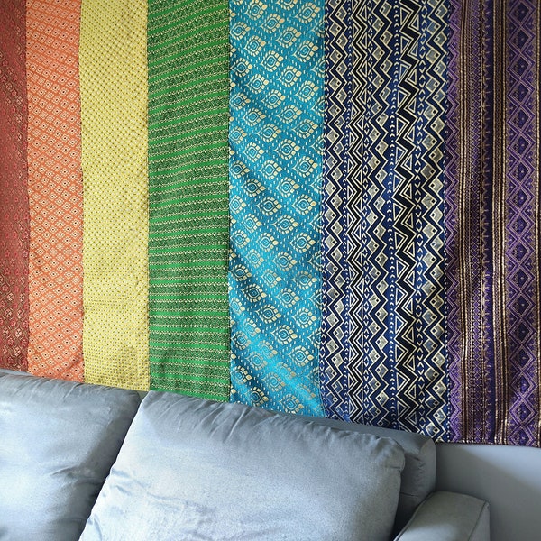Rainbow Tapestry Etsy