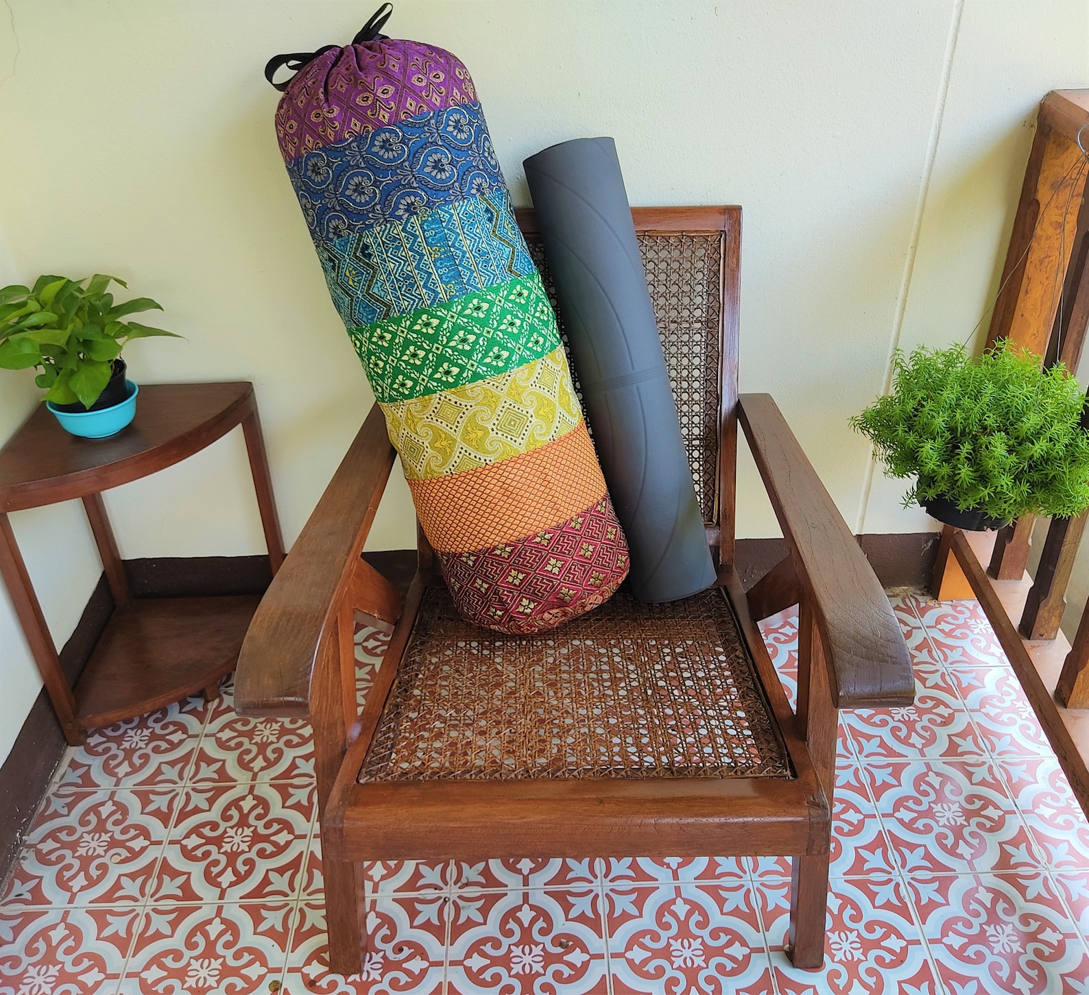 Seven Chakras Round Yin Yoga Bolster Case Yoga Bolster Cover Etsy