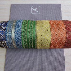 Yoga Bolster | Round Yoga Bolster Cover | Supportive Bolster | Yin Yoga Bolster Pillow | Body Pillow Cover | Long Decorative Cushion Cover