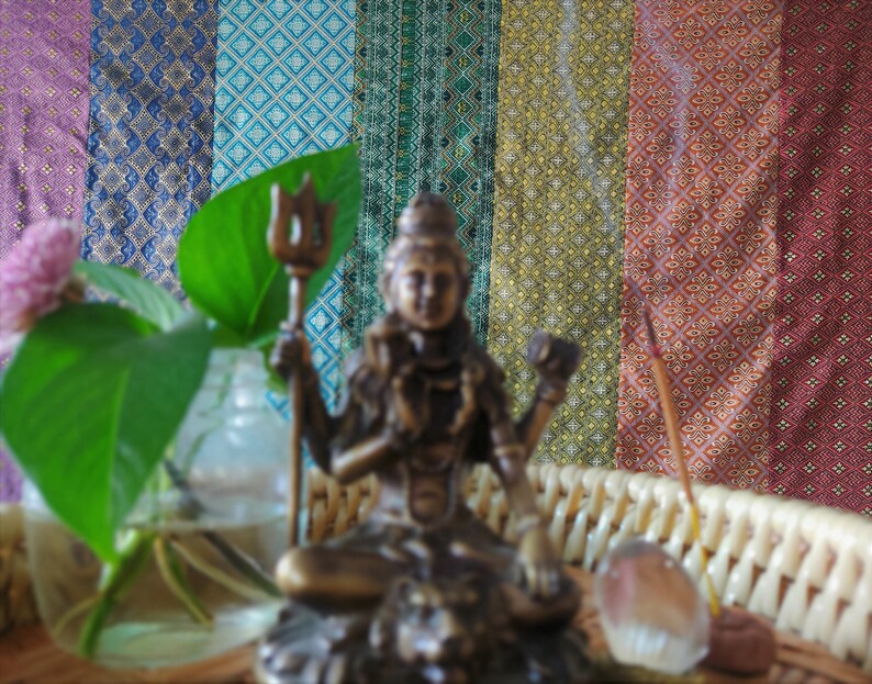 Handmade Patchwork Rainbow Multi Color Bed Throw Hippie Etsy