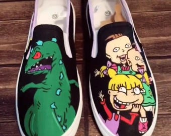 Custom Hand-Painted Vans / Custom Shoes / Custom Vans / Birthday Gifts / Kids Birthday / Adult Birthday Gifts / Hand Painted Unique Items