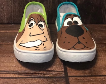 Shaggy and Scooby | Shaggy Shoes | Scooby Shoes | Shaggy and Scooby Shoes | Custom Scooby Doo | Scooby Doo Shoes