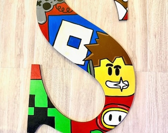 Custom Hand Painted Wood Letters & Numbers / Nursery Decor / Kid Room Decor / Birthday Gifts / Christmas Gifts / Personalized Decorations