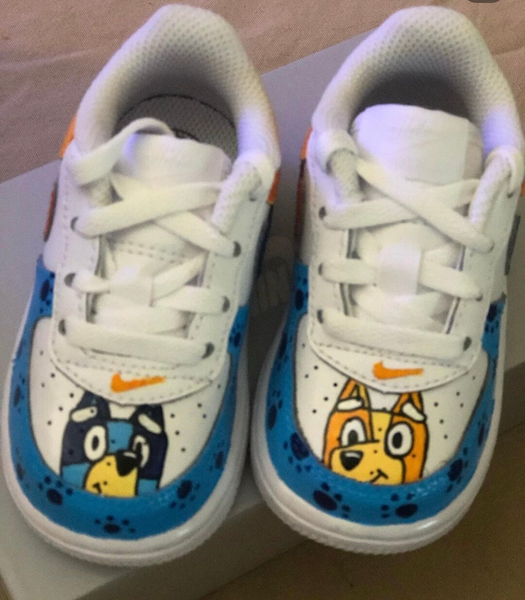 Bluey Air Forces / Bluey Shoes / Bluey and Bingo/ Bluey Etsy