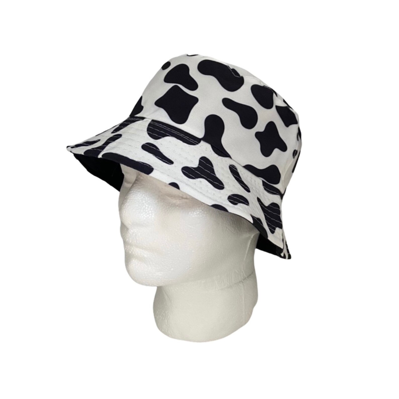 Reversible Cow Print Bucket Hat Festival Rave Sesh Boomtown | Etsy