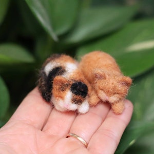 Needle Felted Cat, Dollhouse Cat, Dollhouse miniature, Gift for animal lover