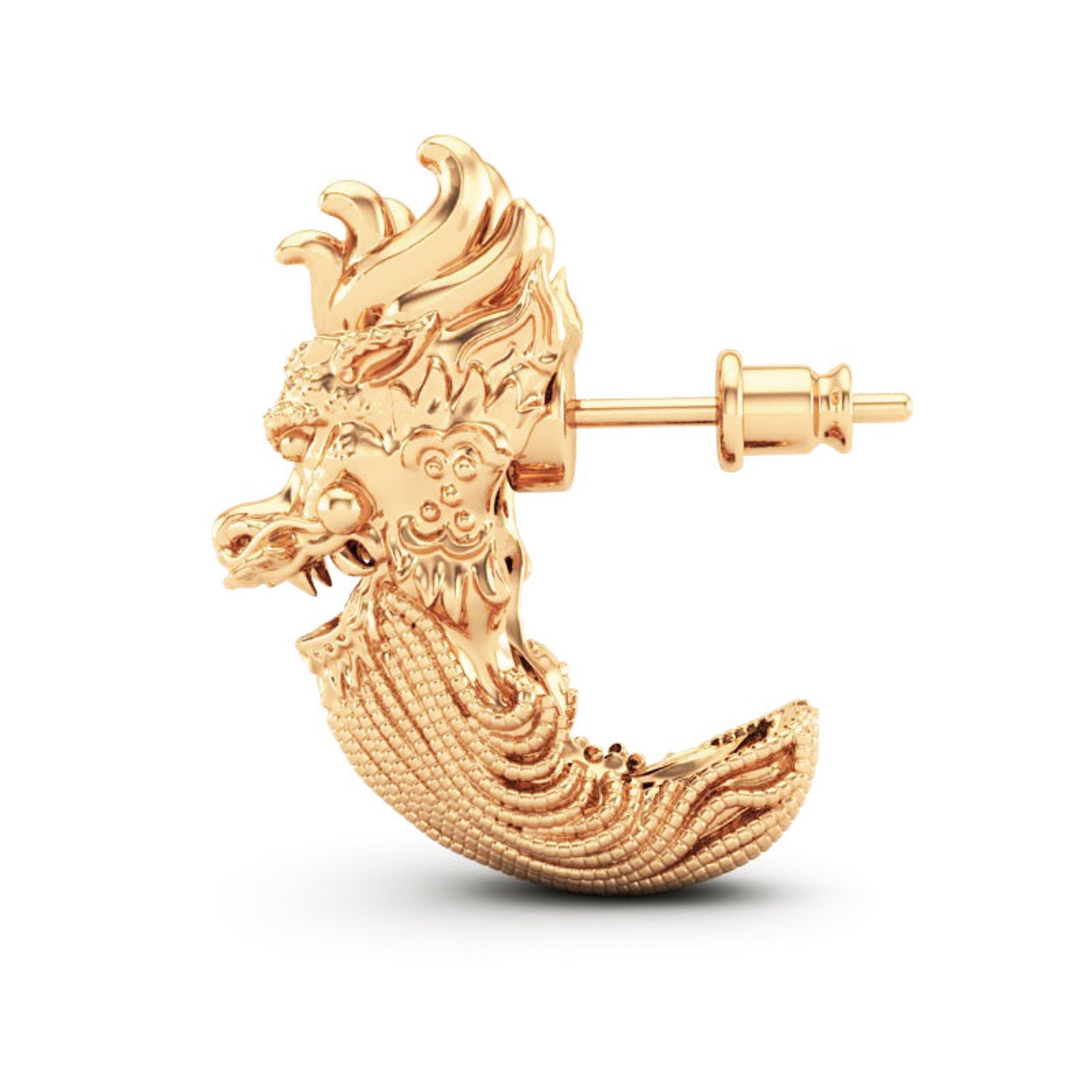 Chinese Dragon Earrings Etsy