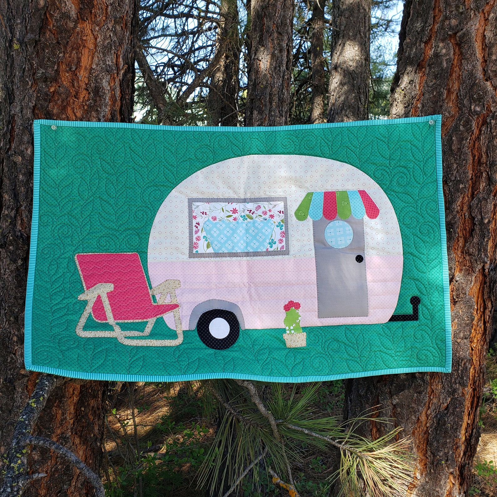 Happy Camper Appliqué Quilt Pattern – Digital PDF Download by Ashley-k ...