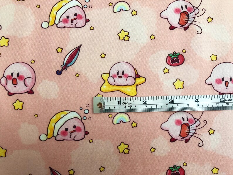 Kirby Fabric Kirby's Epic Cotton by the Etsy