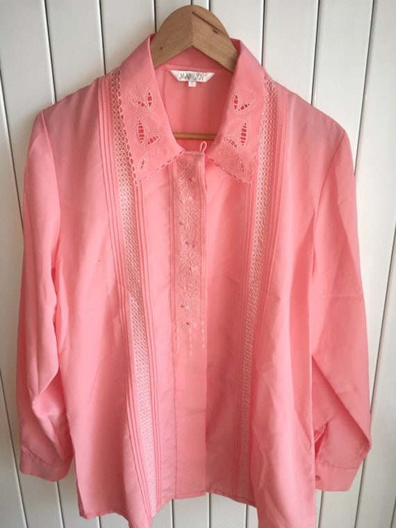 Unique Vintage Blouse with Embroidery Etsy