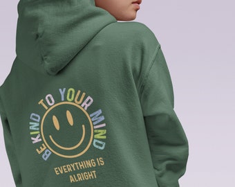 Good Vibes Hoodie, Mental Health Hoodie, Trendy Hoodie, Oversized Hoodie Esthetische Hoodie Tumblr Hoodie Oversized Sweatshirt Dameskleding