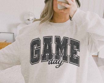 Game Day Sweatshirt College Game Day Football Sweatshirt Football Shirt Game Day Shirt Sunday Football Sweatshirt Football Trendy Sweatshirt